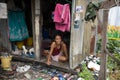 A woman living in a slum